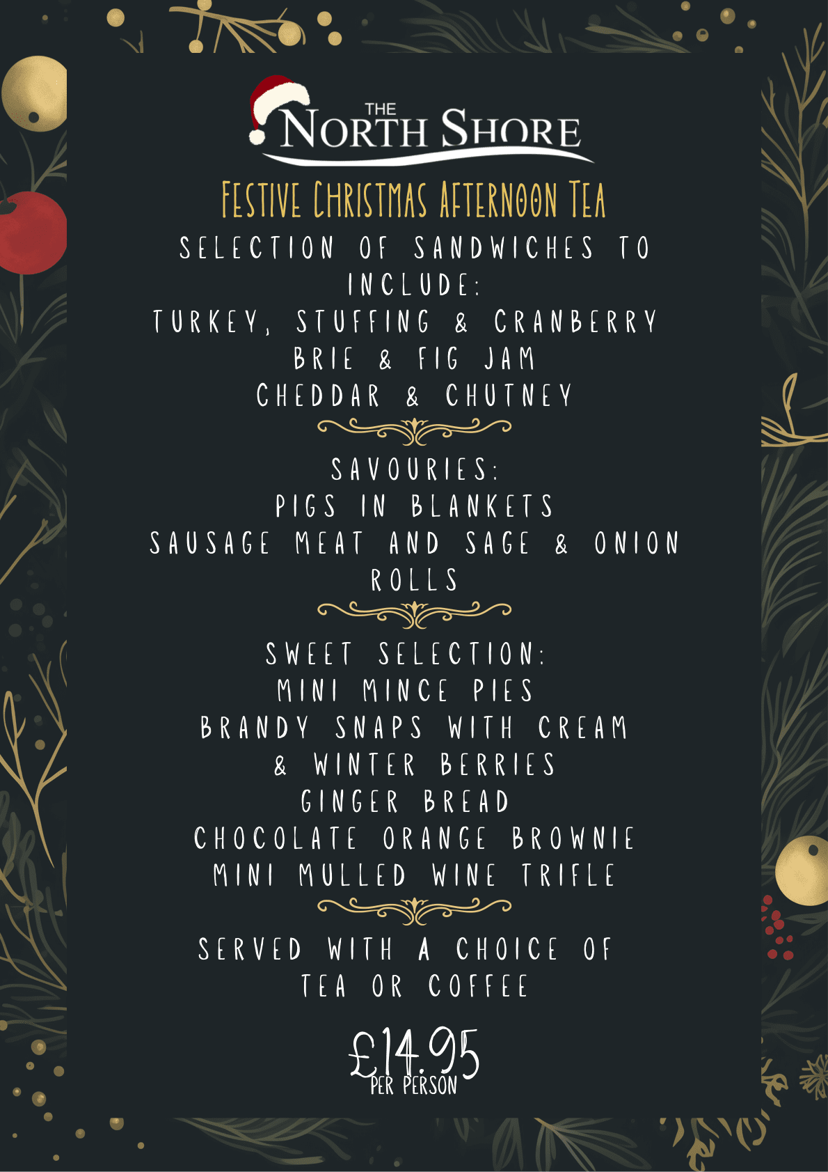 Festive Afternoon Tea 2025-2026